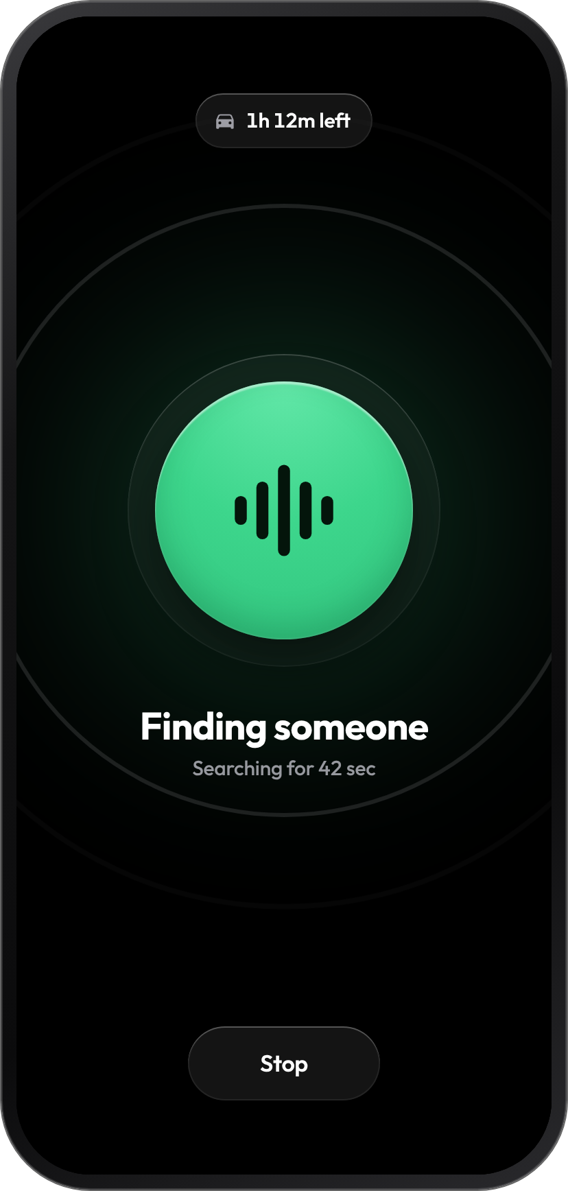 Finding someone screen